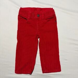 Baby Gap 12-18 months Red Corduroy Pants